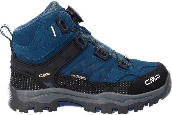 Schoenaccessoires - Blue Ink/Geel - Waterdicht - Snelsluiting - Rubber