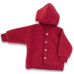 Engel - Kinder Kapuzenjacke - Rood - Wollen Vest