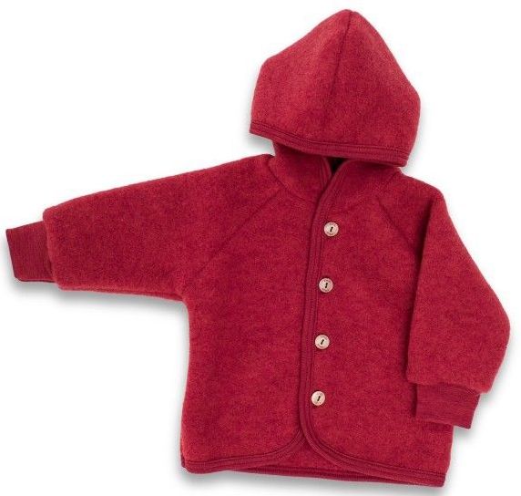 Engel - Kinder Kapuzenjacke - Rood - Wollen Vest