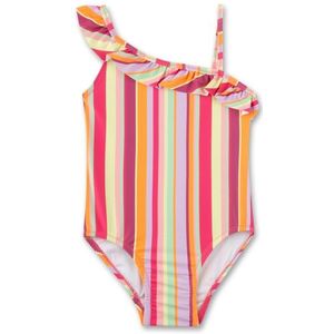 Sanetta Beach Kids Girls Swimsuit Ruffle Strap Badpak (Kinderen |roze)