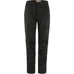 Fjällräven Womens Abisko Hike Zip-Off Trousers Afritsbroek (Dames |zwart)