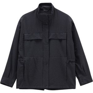 Jeanne Baret Womens Sunflower Sahariana Vrijetijdsjack (Dames |zwart)