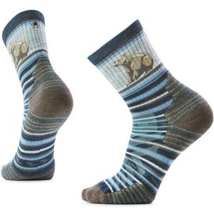 Smartwool Hike Targeted Cushion Bear Stripe Mid Crew Socks Wandelsokken (grijs)