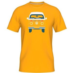 Elkline Four Wheels To Freedom Baywindow T-shirt (oranje)