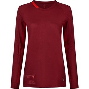 Transhumance Womens Langarm Tee Merino-ondergoed (Dames |rood)