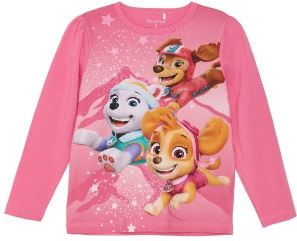 Minymo Blouse - Paw Patrol - Azalea Roze - Minymo - 4 jaar (104) - Shirts