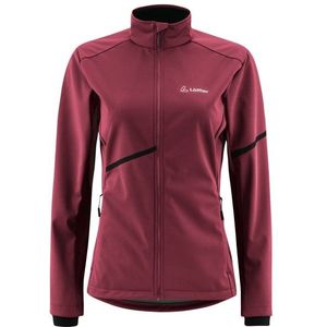 Löffler Womens Jacket Farida CF Airblocc Light Softshelljack (Dames |rood)