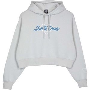 Santa Cruz - Womens Love Script Front Hood - Trui - Grijs