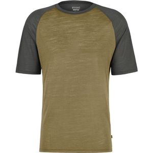 Stoic Performance Merino150 BydalenSt II Shirt Merinoshirt (Heren |groen/zwart)