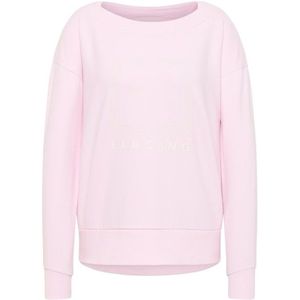 ELBSAND Womens Felis Sweatshirt Trui (Dames |roze/wit)