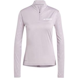 adidas Terrex Womens Terrex MT Half Zip L/S Longsleeve (Dames |purper)