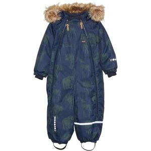 Minymo Boys Snow Suit AOP Overall (Kinderen |blauw |waterdicht)
