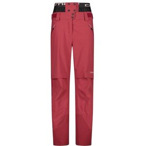 CMP Womens Pant 3 Layer Skibroek (Dames |rood |waterdicht)