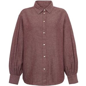 KnowledgeCotton Apparel Womens Fisbone Flanel Blouse (Dames |bruin)