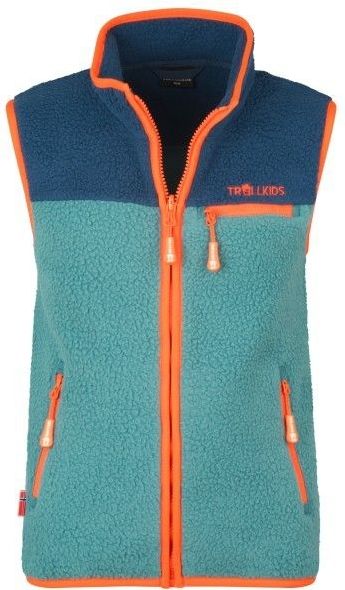 Trollkids - Hemsedal - Fleecebodywarmer - Turkoois
