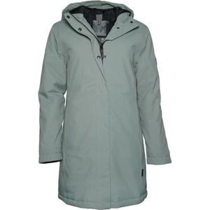 Elkline Womens Maike Lange jas (Dames |turkoois/grijs |waterdicht)