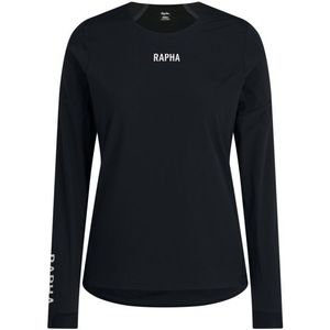 Rapha Womens Trail Finale Windblock Jersey Fietsshirt (Dames |zwart)