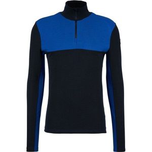 We Norwegians Tryvann Colblock Zipup Merinolongsleeve (Heren |zwart)