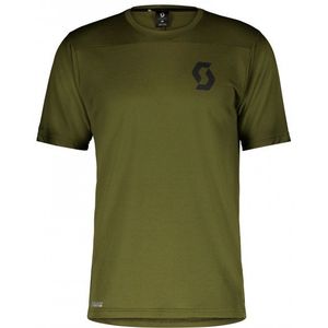 Scott Trail Vertic Pro S/S Fietsshirt (Heren |olijfgroen)