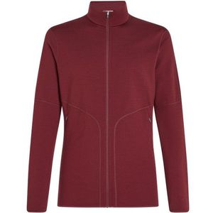 Icebreaker Merino 560 RealFleece Elemental II L/S Zip Merinovest (Heren |rood)