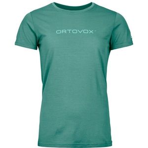 Ortovox Womens 150 Cool Brand T-Shirt Merinoshirt (Dames |turkoois)