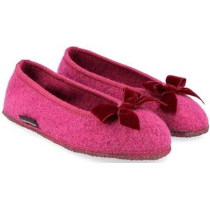Haflinger Womens Fiocco Pantoffels (Dames |roze)