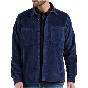 DEDICATED Shirt Kil Corduroy Overhemd (Heren |blauw)