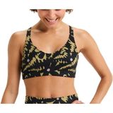 Roxy - Heart Into It Pt - Sportbeha - Dames - Medium Ondersteuning - Zachte Mesh Voering