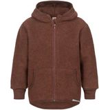 Engel - Kinder Kapuzenjacke - Bruin - Wollen Vest