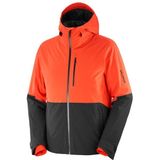 Salomon - Highland Jacket - Ski Jas - Cherry Tomato/Deep Black - Heren