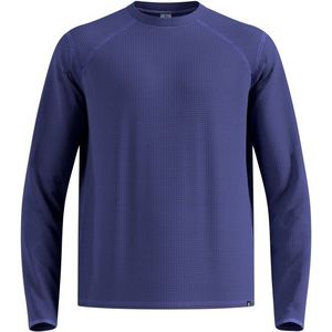 Odlo Mid Layer Cubic Hardloopshirt (Heren |blauw)