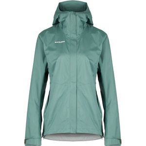 Mammut Womens Alto Hardshell Hooded Jacket Regenjas (Dames |turkoois |waterdicht)