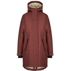 Stoic Womens ArvikaSt Wool Pile Parka Parka (Dames |rood/bruin)
