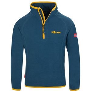 Trollkids - Nordland Half Zip - Fleecetrui - Blauw