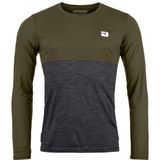 Ortovox - 150 Cool Logo L/S - Merinoshirt - Olijfgroen
