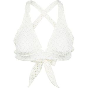 Seafolly Womens Daydreamer Multi Fit Longline Tri Bikinitop (Dames |wit)