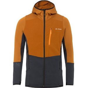 Vaude Monviso Hooded Grid Fleece Jacket Fleecevest (Heren |bruin)