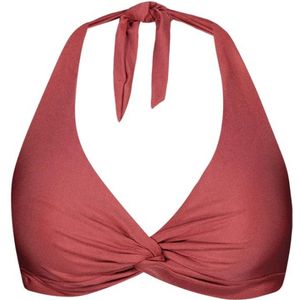 Barts Womens Isla Cross Halter Bikinitop (Dames |rood)