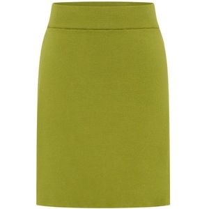 Tranquillo Womens Strick-Rock in A-Linie Rok (Dames |olijfgroen)