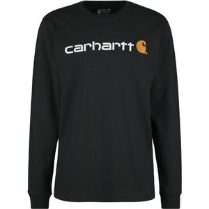 Carhartt Core Logo L/S Longsleeve (Heren |zwart)