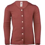Engel - Kinder Cardigan - Wollen Vest - Rood - 70% Wol, 30% Zijde