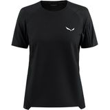 Salewa - Puez AM Hyb T-Shirt - Dames - Sportief Gesneden - Merinowol - Sneldrogend