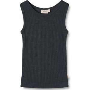 WHEAT - Kids Wollunterhemd - Zwart - Merino-ondergoed