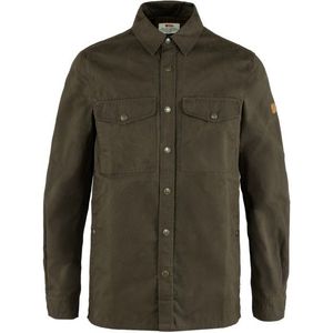 Fjallraven - Singi Overshirt M - Heren Overhemd - Donkergroen - Lange Mouwen