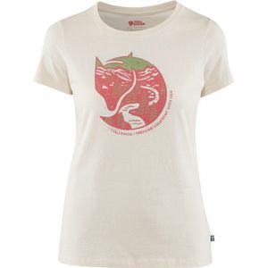 Fjällräven Womens Arctic Fox Print T-shirt (Dames |beige)