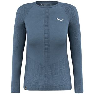 Salewa Womens Zebru Responsive L/S Tee Merino-ondergoed (Dames |blauw)