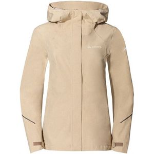 Vaude Womens Yaras Jacket V Regenjas (Dames |beige |waterdicht)