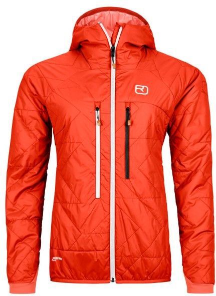 Ortovox - Womens Swisswool Piz Boè Jacket - Ski-jas - Rood