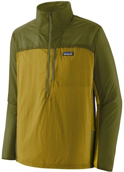 Patagonia Houdini Stash 1/2 Zip P/O Windjack (Heren |olijfgroen)