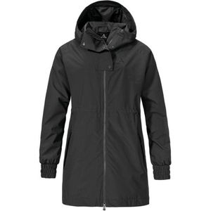 Schöffel Womens Parka Style Bohorok Lange jas (Dames |zwart |waterdicht)